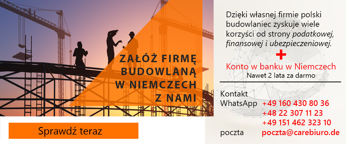 Rejestracja firmy w Niemczech